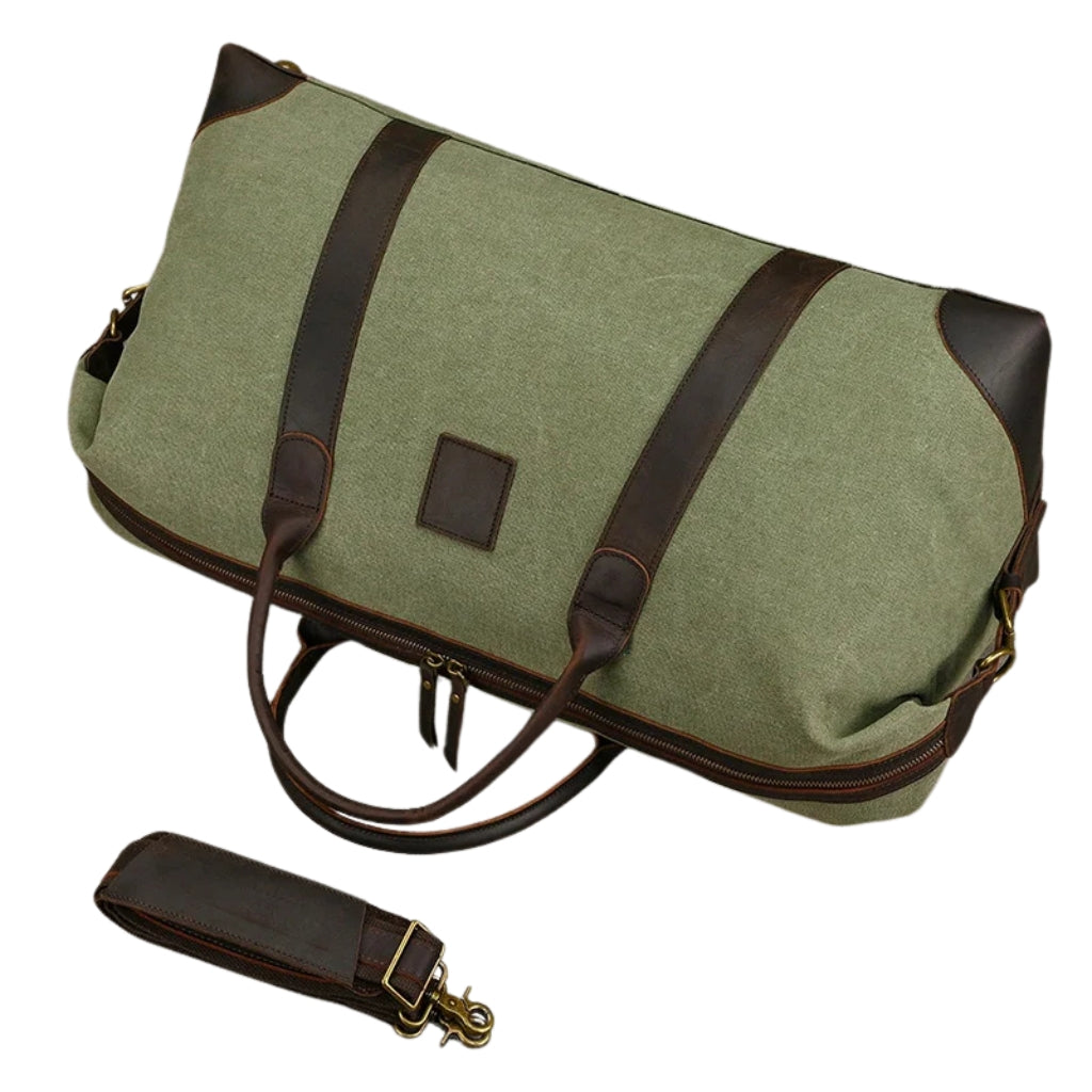 Maleta de Mano Camper en Nylon y Cuero