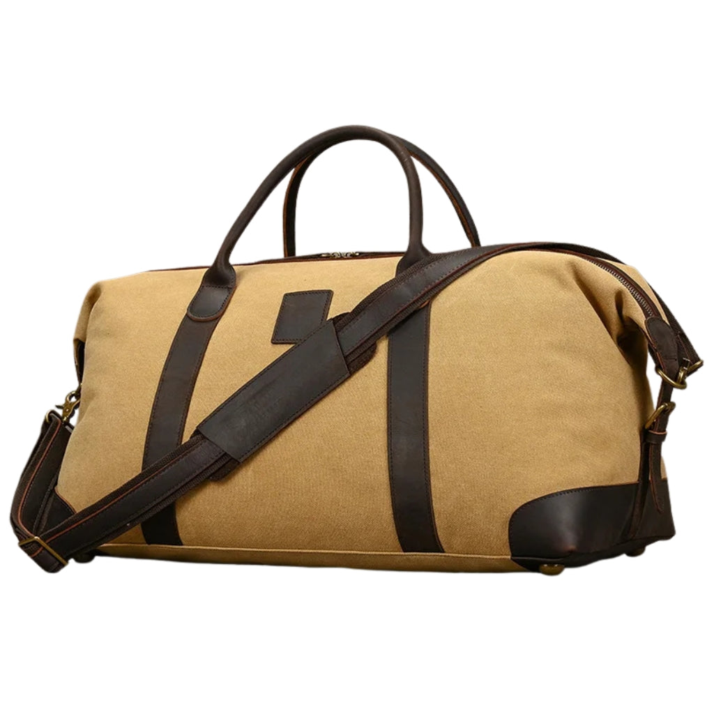 Maleta de Mano Camper en Nylon y Cuero
