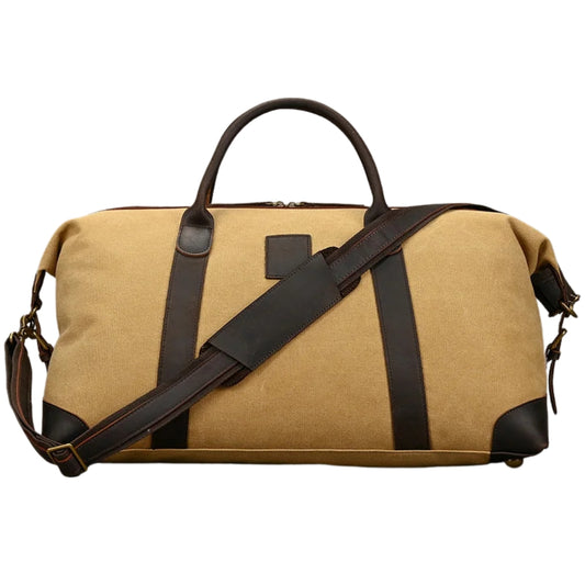 Maleta de Mano Camper en Nylon y Cuero